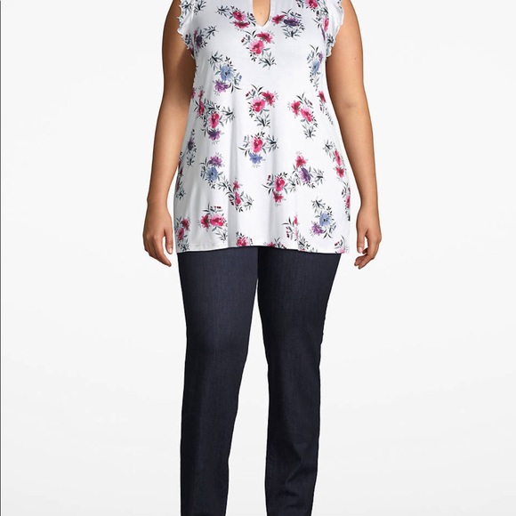 Venezia High Rise T3 Straight Jean - Dark Wash - Picture 4 of 7